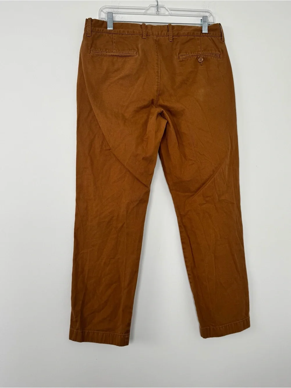 J Crew The Sutton Chino Pants Mens 32x30* (32x29) Brown Straight 100% Cotton